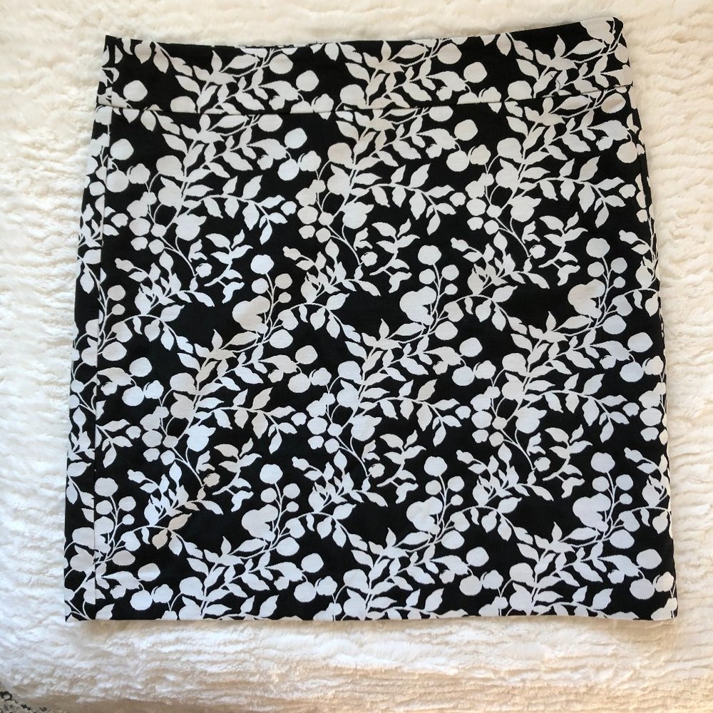 Loft Floral Print Skirt